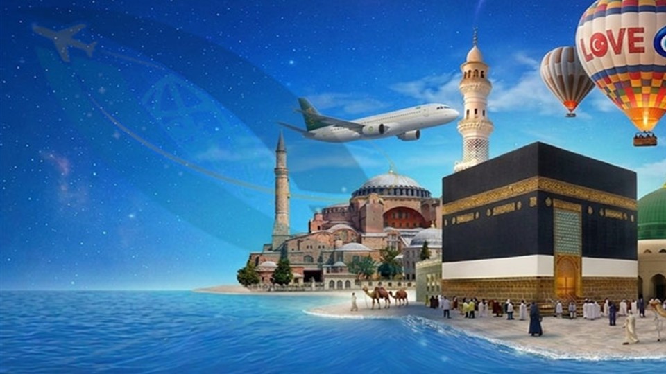 Ilustrasi perjalanan umroh